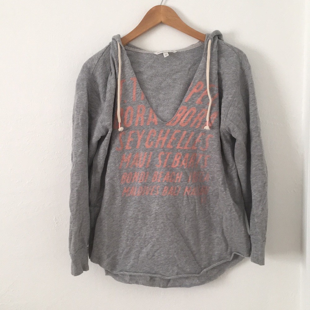 Victoria’s Secret  Gray hoodie st. Tropez small
